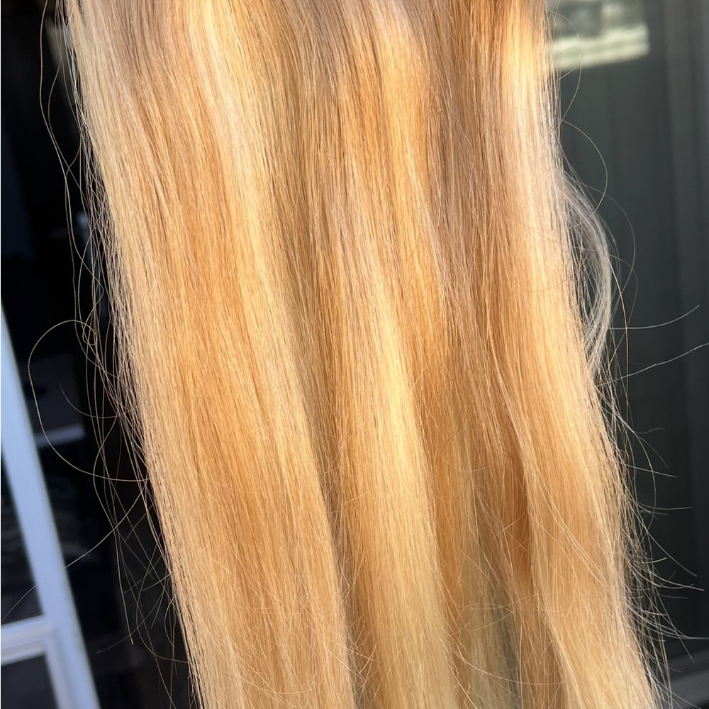 Bellami Bayalage Blonde clip in extensions 20”